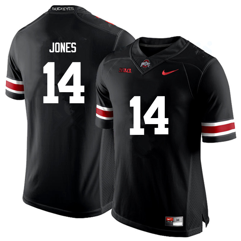 Men Ohio State Buckeyes #14 Keandre Jones College Football Jerseys Game-Black